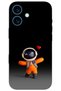 iPhone 16 Plus Case Hd Pattern Printed Back Cover - Astronaut Heart