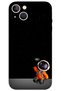 iPhone 15 Plus Case Hd Pattern Printed Back Cover - Astronaut Hi