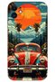 غطاء خلفي مطبوع بنمط HD لهاتف iPhone 12 - Vosvos Moon