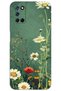 Oppo A52 Case Hd Pattern Printed Back Cover - Green Daisy