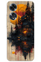 Oppo A60 Case Hd Pattern Printed Back Cover - Wooden Houses