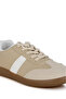 Women Classic Lace-Up Flatform Sneaker in Beige - 5