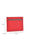 , Unisex Genuine Leather Card Holder 1539852Z05 Red - 2