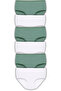 Women's 6 Pack Cotton Slip Panties Set - White & Green Relaxed Fit