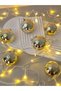 Christmas Tree Ornament 6 Pieces Large Matte Gray Ball Christmas Tree Ornament 6 cm - 3