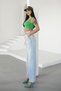 Women's Ice Blue Jeans Skater High Waist - 4