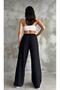 Fitting in Plus Size High-Waist Elastic Women's Palazzo Spider Fabric Pants - 2