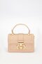 Khaki Baklava Pattern Interlocking Handbag