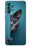 Samsung Galaxy A52 Case Hd Pattern Printed Back Cover - Blue Eyed Cat