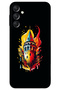 Samsung Galaxy A55 Case Hd Pattern Printed Back Cover - Yellow Red Galata