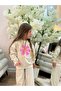 Premium Quality Flower Printed Girl's Tracksuit Set - 3