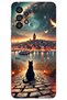 حافظة سامسونج جالاكسي A33 ذات غطاء خلفي مطبوع بنمط HD - Cat Galata