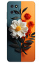 Samsung Galaxy A81 Note 10 Lite Case Hd Pattern Printed Back Cover - White Orange Flower