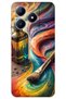 Realme Note 50 Case Hd Pattern Printed Back Cover - Brush Palette