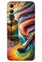 غطاء خلفي مطبوع بنمط HD لهاتف Samsung Galaxy A04e - لوحة فرشاة