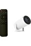 Waves-Digital Smart 4K Portable Projector with Built-in Speakers Screen Mirroring, 2.4/5G WiFi, BT 5