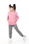 Girl's 3-Piece Printed Tracksuit Set