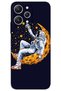 غطاء خلفي مطبوع بنمط HD لهاتف Xiaomi Redmi 12 - Astronaut Moon