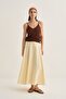 Women's Organic Cotton Flared Skirt Butter