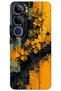 Vivo V40 Lite Case Hd Pattern Printed Back Cover - Yellow Flowers