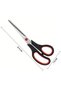 Scissors 8 in (20 cm), 1 scissors/pack | Stainless Steel Blades | Red and Grey color | Ergon - 8