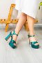 Comfortable Evening Dress Shoes with Thick Heels 13 cm - 2