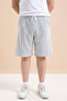 Gray Waterway Men's Shorts with Elastic Waist 21367