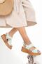Genuine Leather Women's Daily Comfortable Sandals Dd1926 - 3