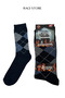 5-Piece Thermal Plaid Men's Towel Socks - 3