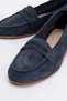Tory Denim Suede Genuine Leather Women's Loafer Shoes - 3