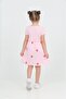 Girl's Cat Printed Dress - 6