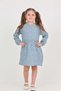 Girl's Floral Embroidered Dress - 2