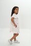 Girl's Colorful Floral Embroidered Dress - 3