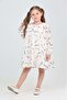 Girl's Floral Flounced Dress - 2