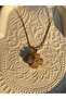 Zircon Stone Fine Detailed Stress Relief Rotating Clover Necklace Guaranteed Not to Tarnish Shipped in Gift Box - 2