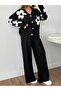 Floral Cotton Knit Top and Bottom Set - 2