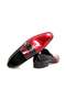 Red Color Laceless Genuine Leather Men's Shoes - 2