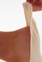 Bamboo Women's Ballerina Cream-White Socks Seamless Invisible Non-Slip Heel Silicone Premium Pack of 4 - 8