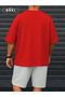 Orki Limited Edition – Oversize Red T-Shirt & White Shorts Combination - 2