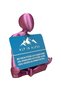 Yoga Themed Business Card Holder (Magenta) - 3