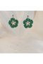 Bohemian Style Handmade Knitted Flower Earrings–Summer, Lightweight, Colorful, Special Design Jewelry, Trendy Earrings - 3