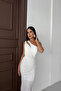 One Shoulder Drape Pul Sequence Dress