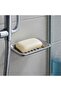 Stainless Steel Soap Dish Holder, Wall-Mounted, Chrome Finish - 8