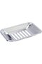 Stainless Steel Soap Dish Holder, Wall-Mounted, Chrome Finish