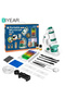 Microscope Kit 60-180X Magnification Minihandheld Digital Children's Microscope 21Piece Educational Set Ledlight