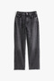 Women's Layla High Waist Tight Straight Cut Jeans - Distressed Black - 5