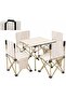 Out Folding Table and Chairs Set, Portable Picnic Table and Chairs, 5 Piece Set