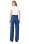 Dobi̇ Girl's Lycra Super High Waist Loose Leg Jeans - 2