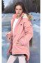 Waterproof Coat with Fur Inside, Hood and Zipper - Non-Deformable Winter Coat - Machine Washable - 6