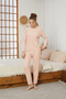 Salmon Shardonlu Winter Knitted Pajamas Suit25226002 - 2